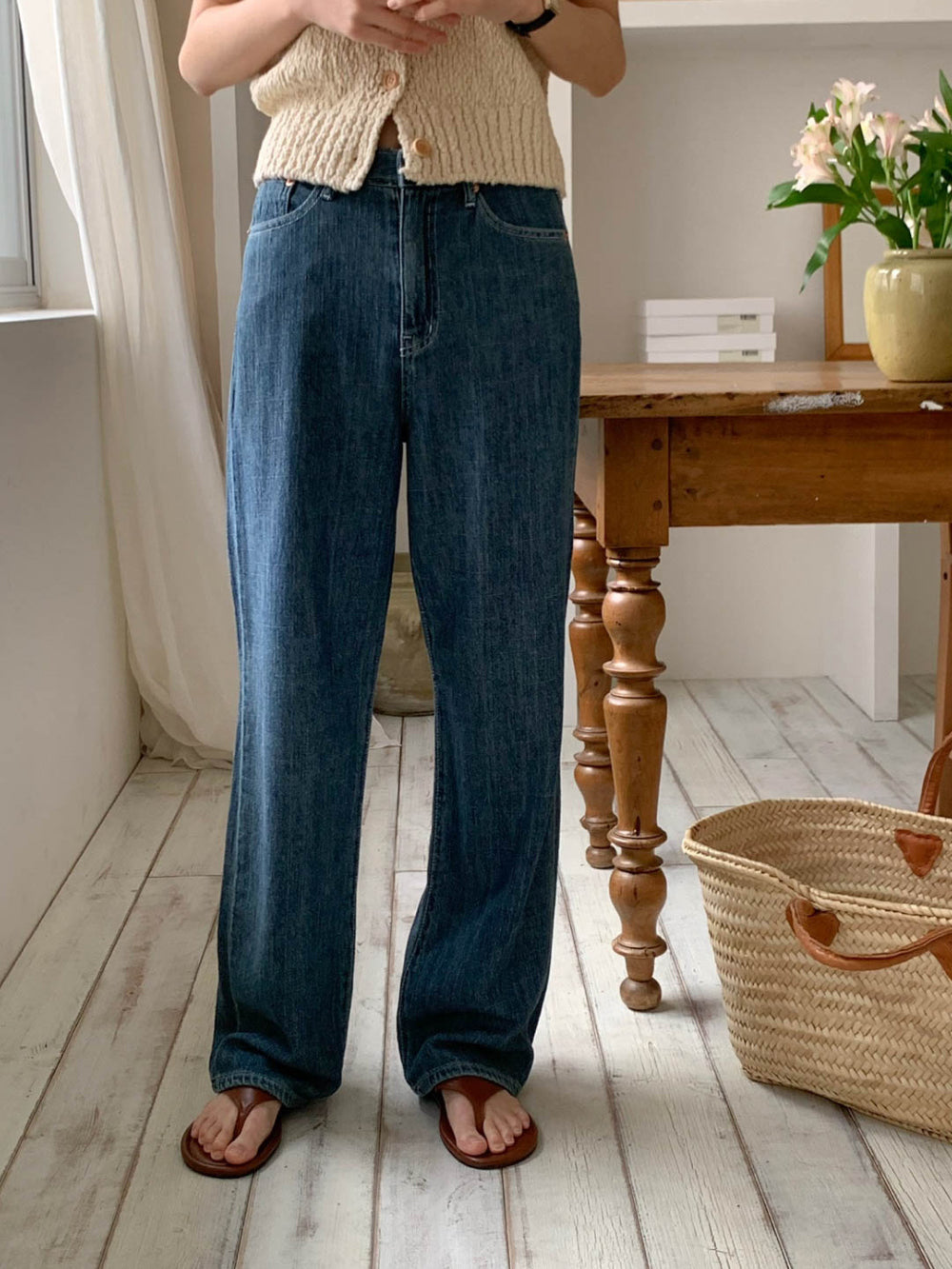 Sydney linen denim-4col