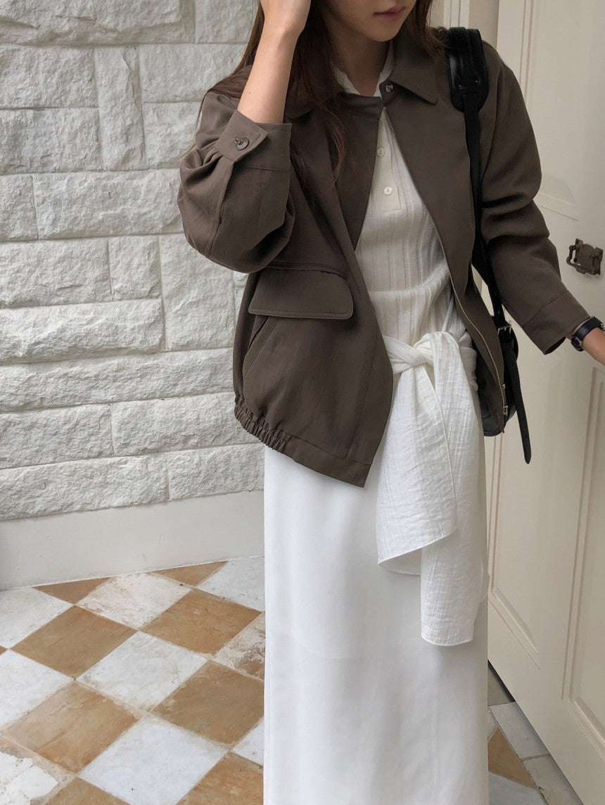Fizt lyocell blouson-3col