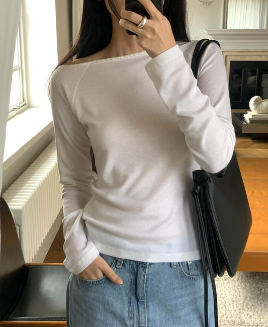 one off-shoulder T-5col