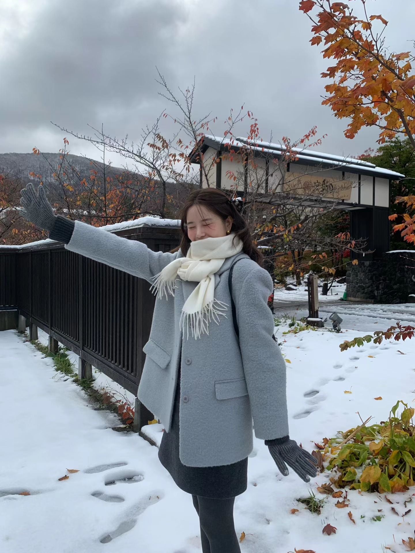 Ounce lily alpaca jacket-3col