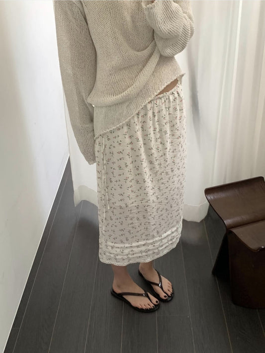 drop flower skirt-2col