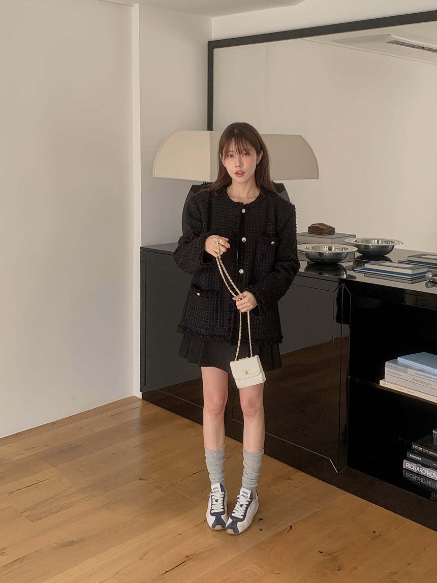 Edga tweed jacket-3col