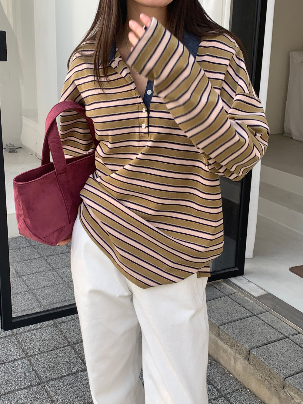 peace s.t collar T-3col