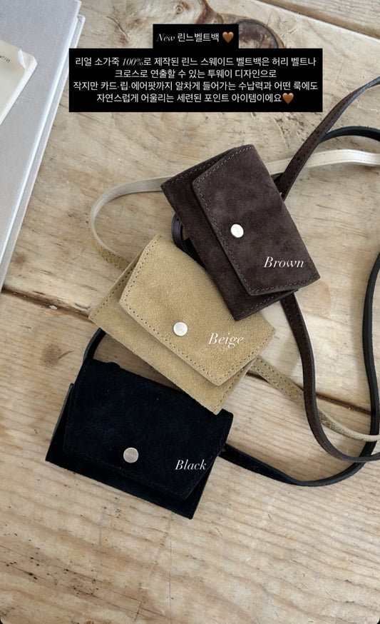 Lin belt bag-3col