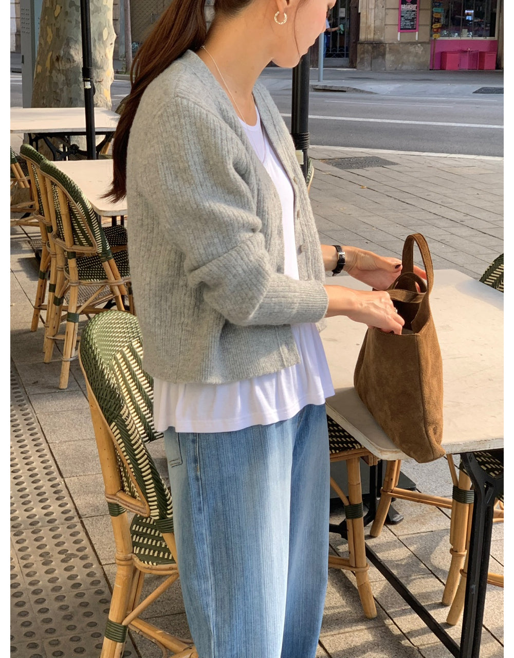 Bog cardigan-4col
