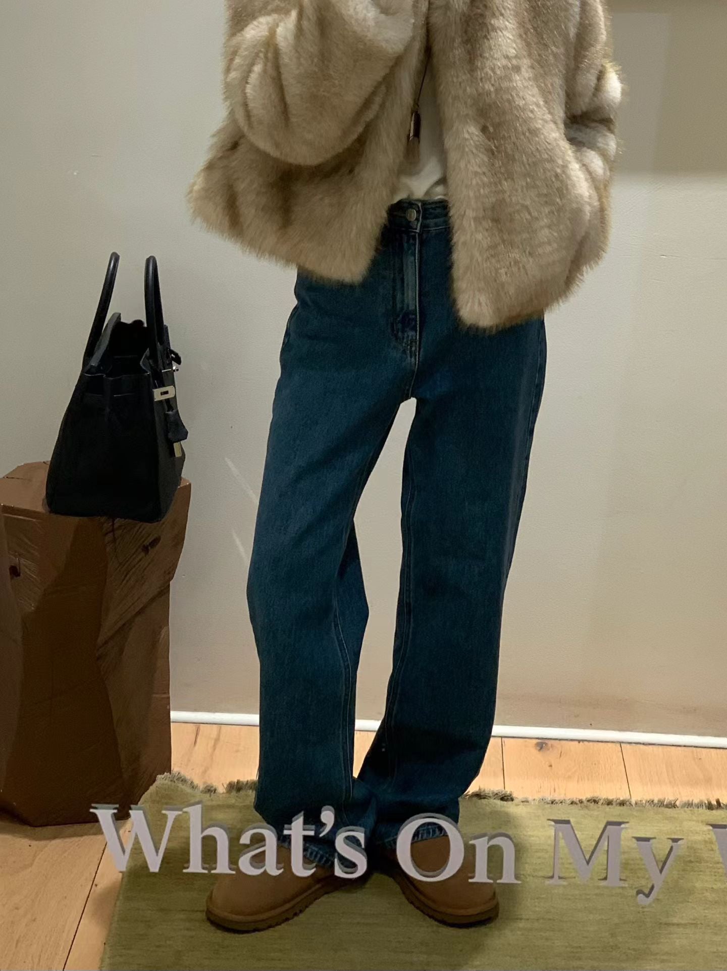 Ounce bow deep blue denim