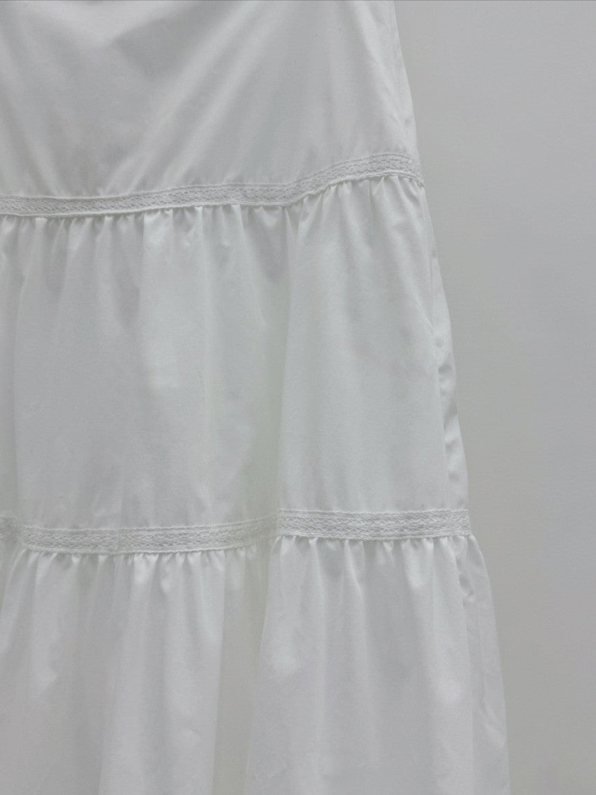 Garden lace full skirt-2col