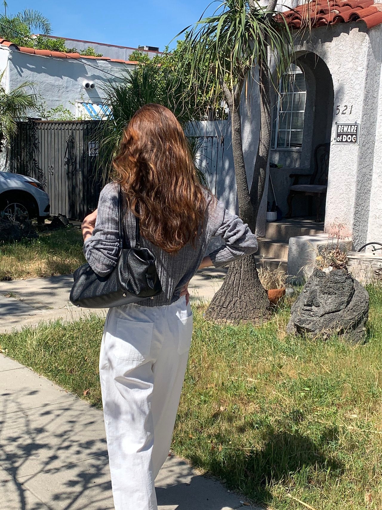 Novella alpaca round cardigan-4col