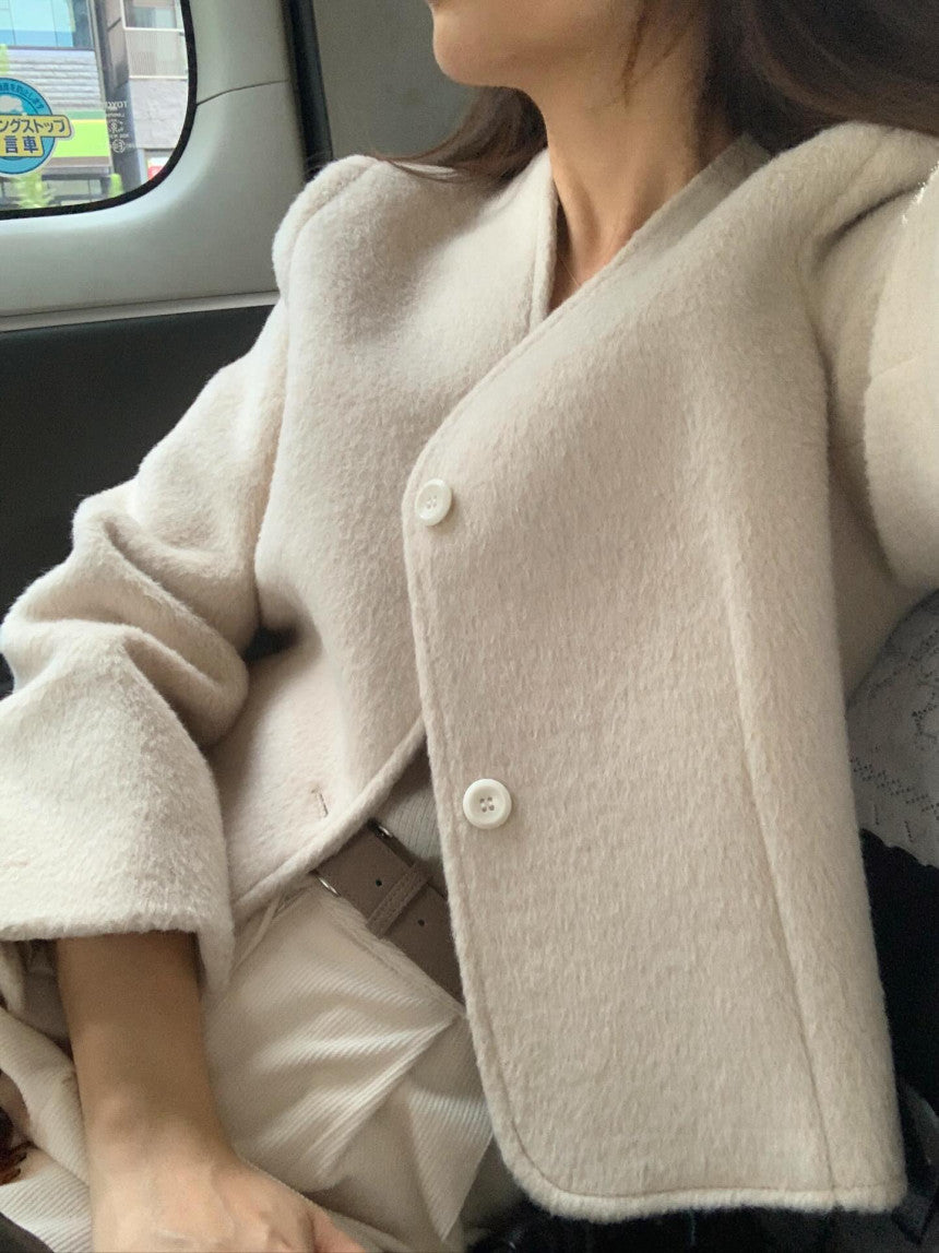 liter gloria wool jacket-2col