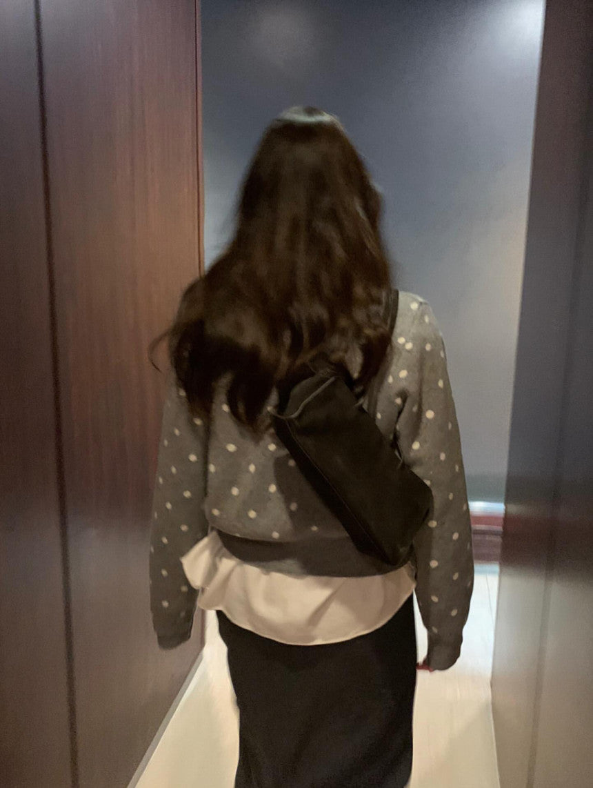 dot cash cardigan-2col