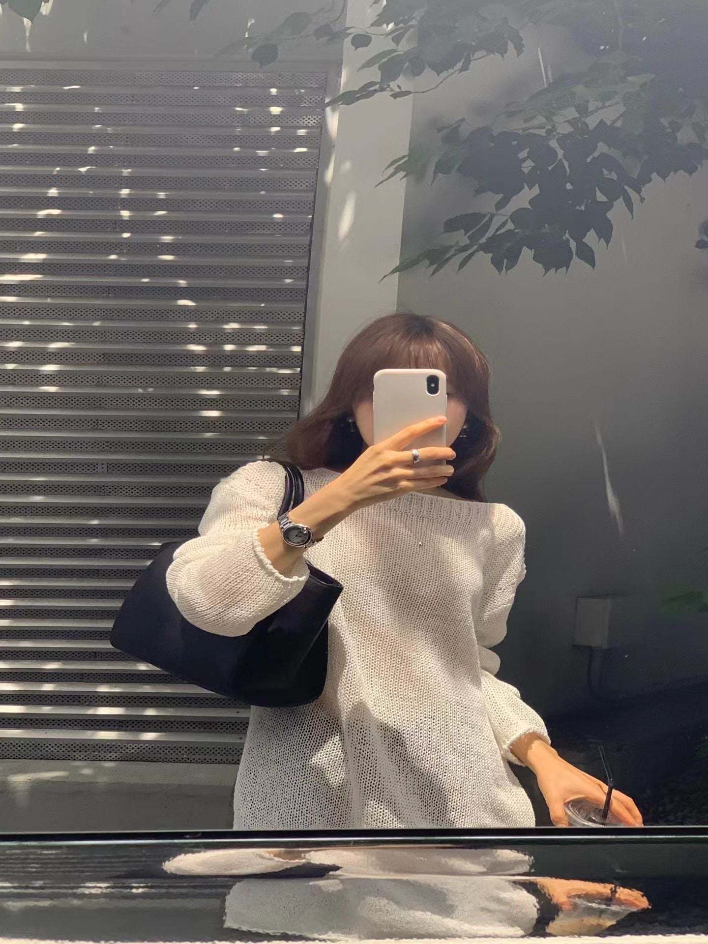 Ounce loose boat neck knit