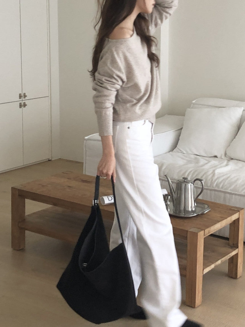 Siena fox unbalance knit-3col