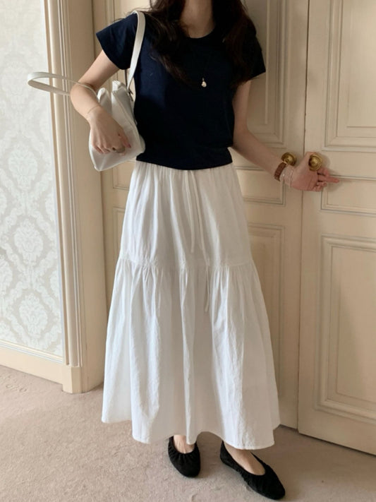 kiki cotton lace skirt