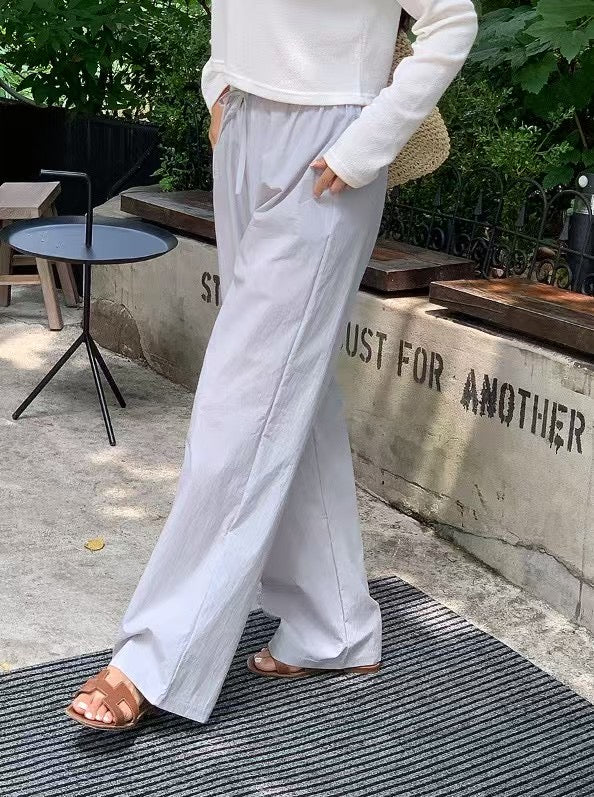 Mive washa banding pants-4col