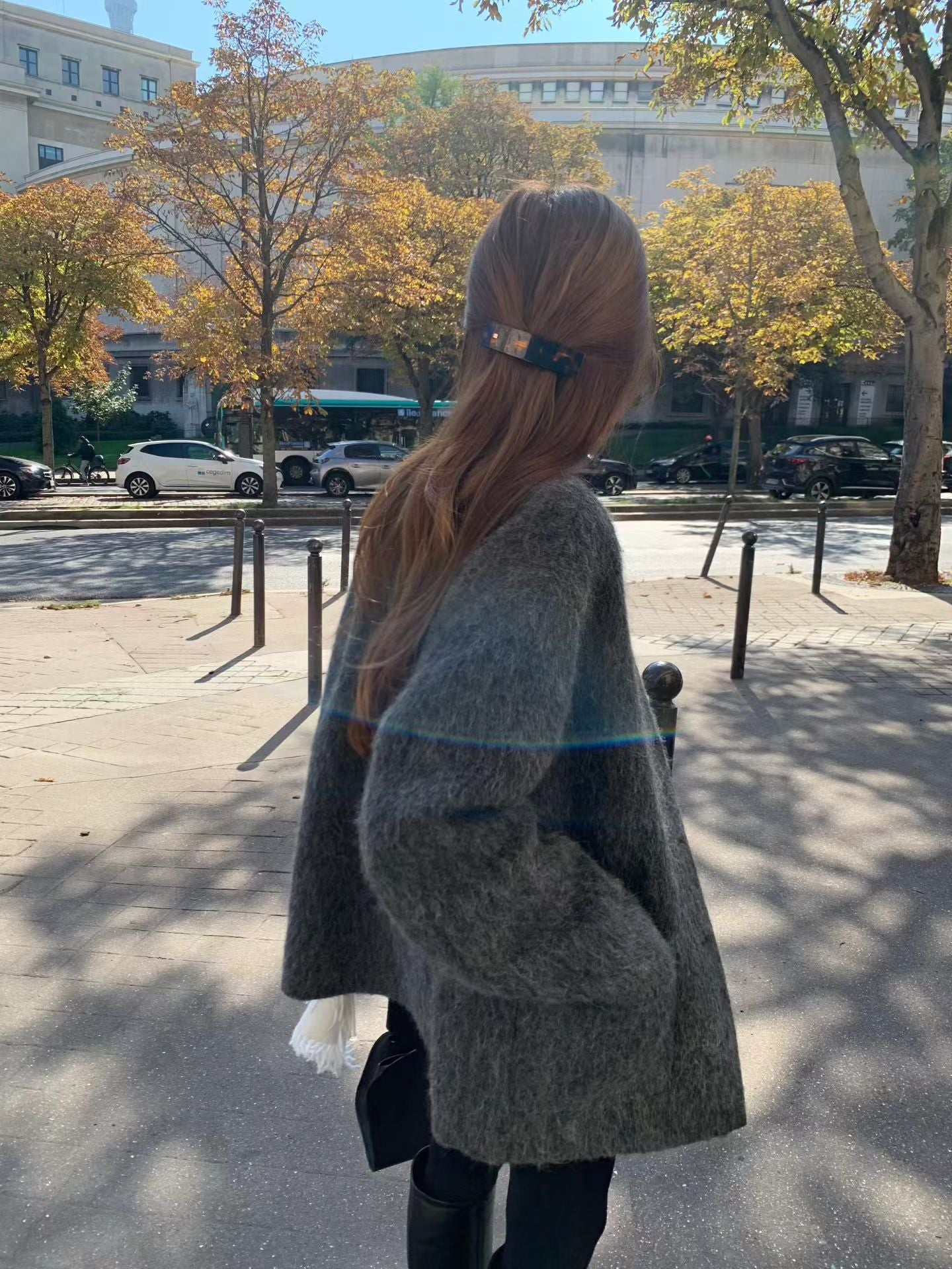 Ounce ven alpaca half coat