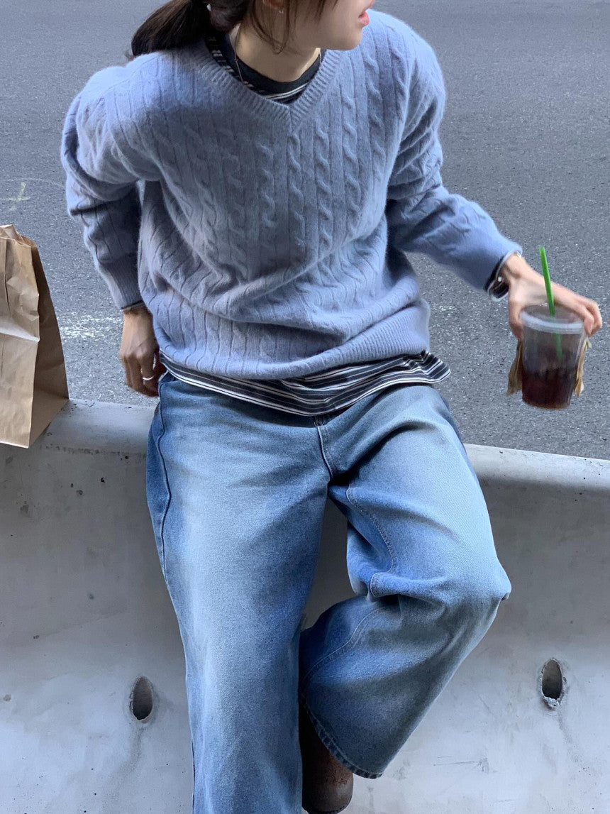 Marong cable knit-4col