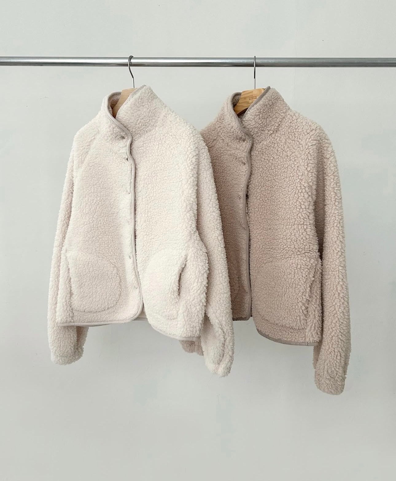 liter teddy searing fleece jumper-2col