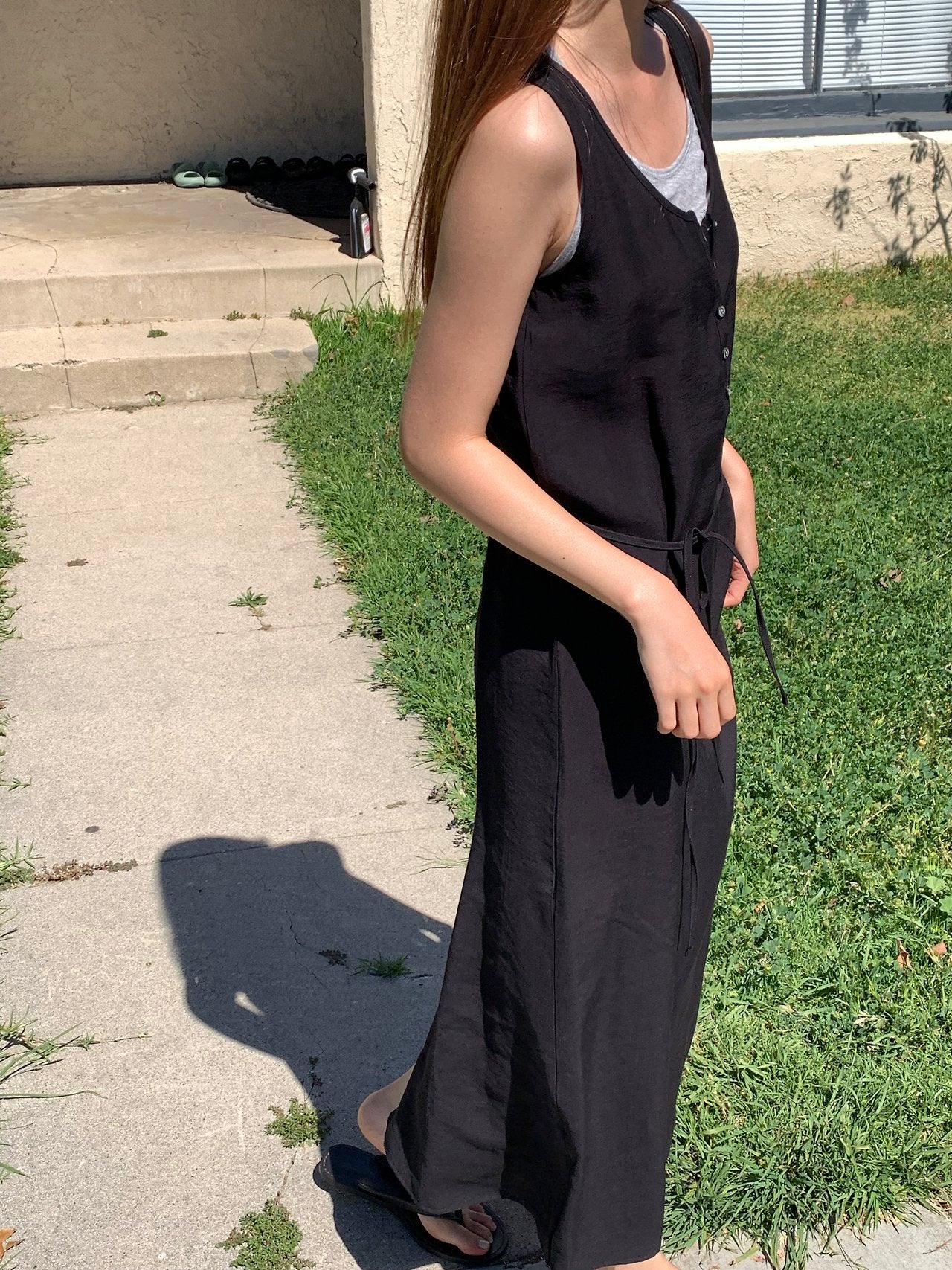 Nuel layered sleeveless&sleeve T set-3col