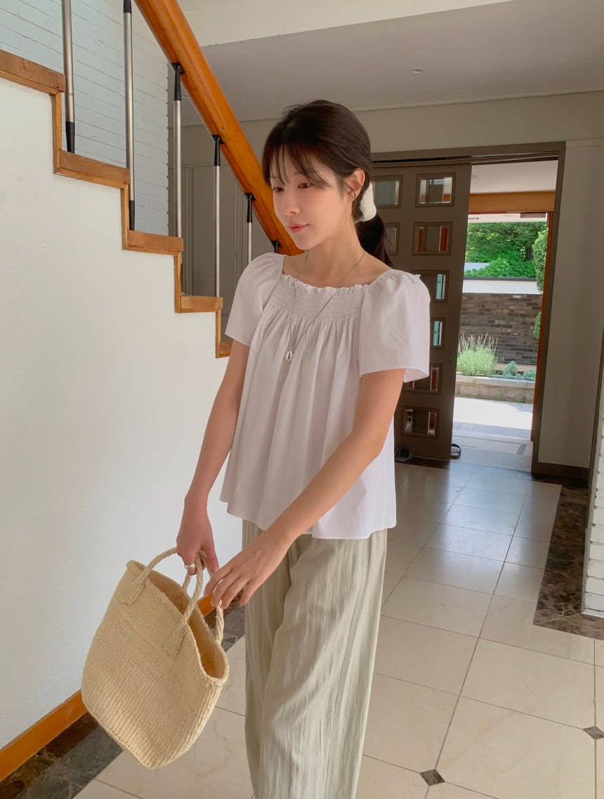 Yuko blouse-4col