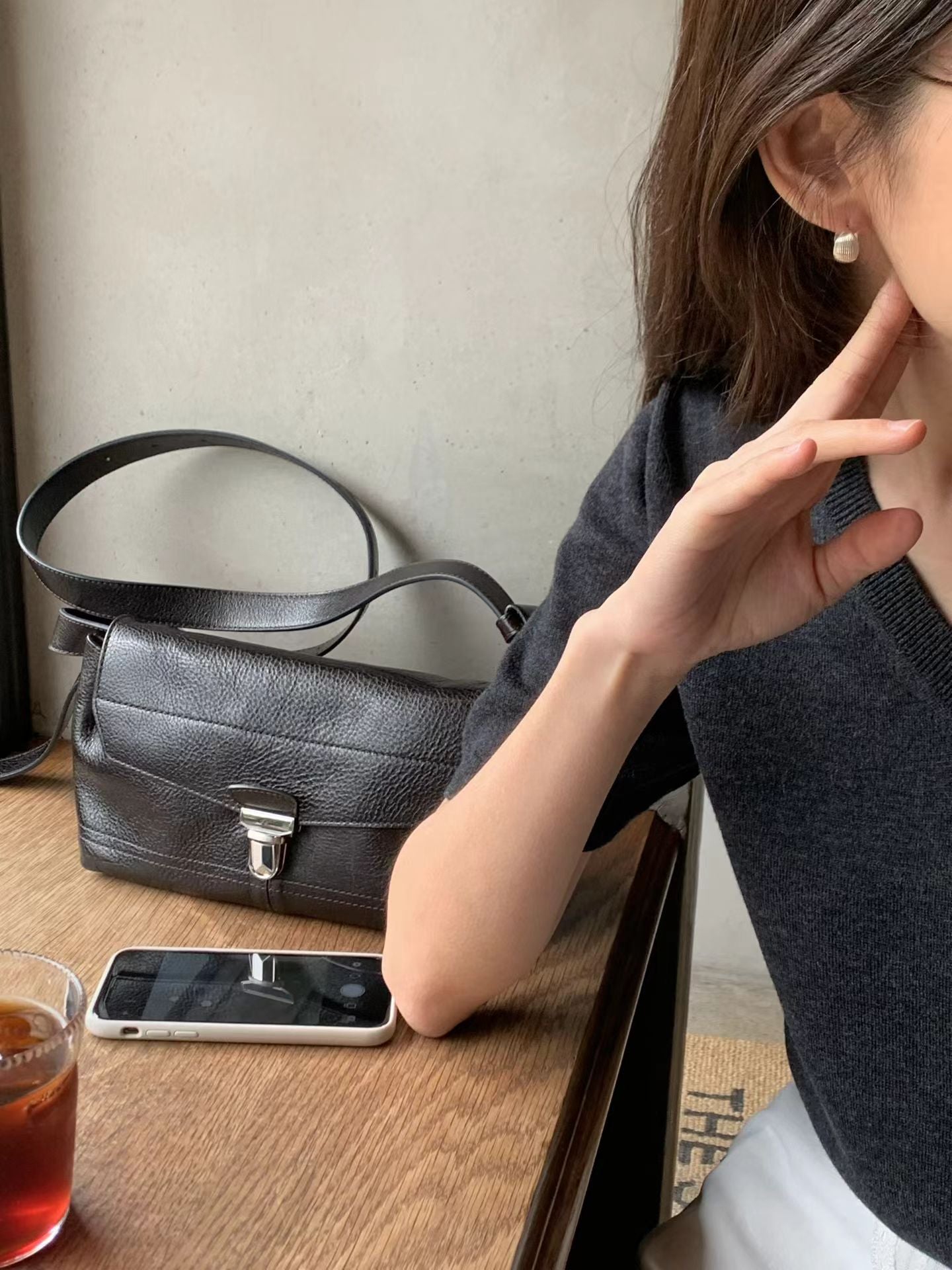 Ounce ray half knit-3col