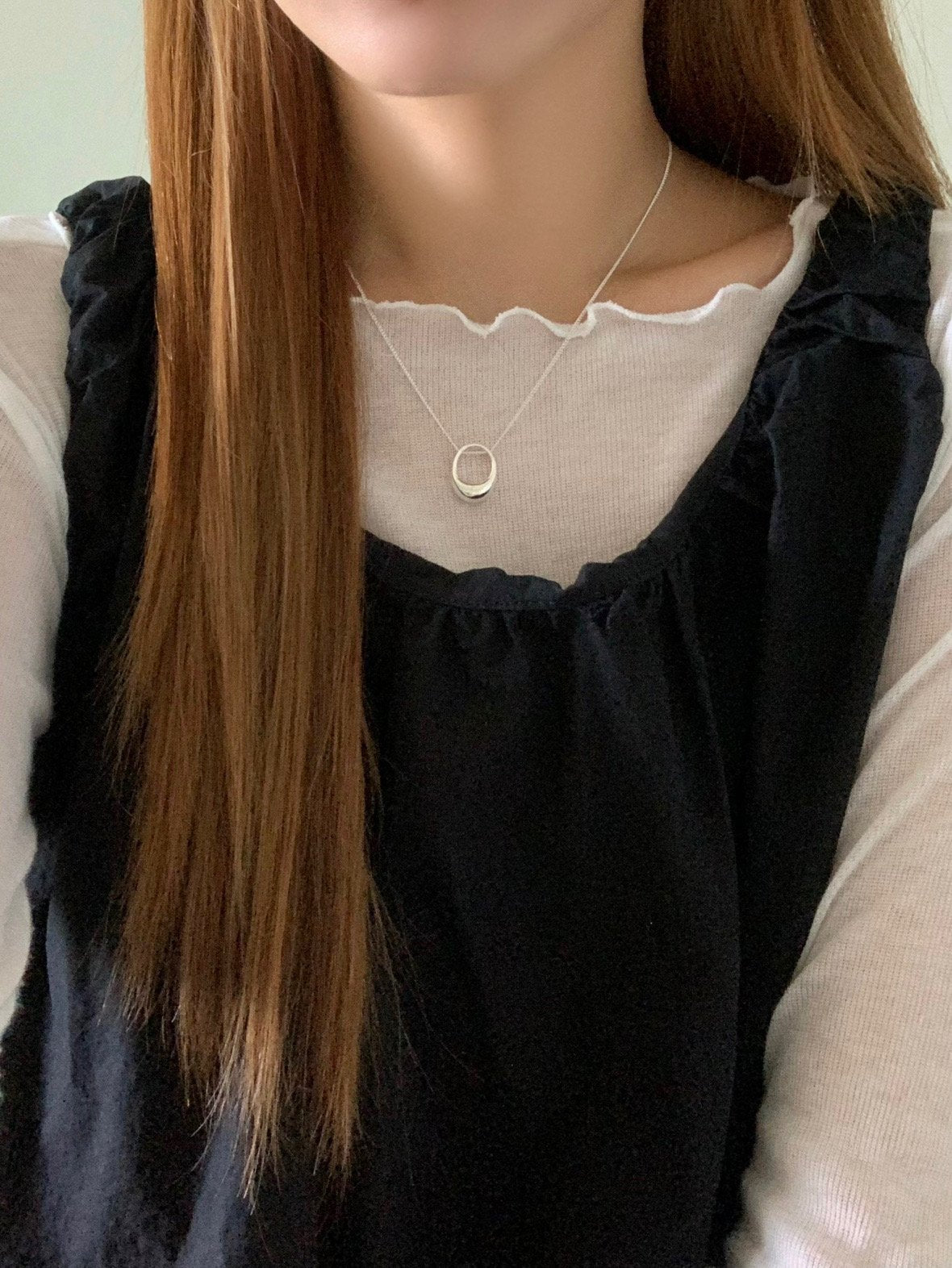 oval necklace