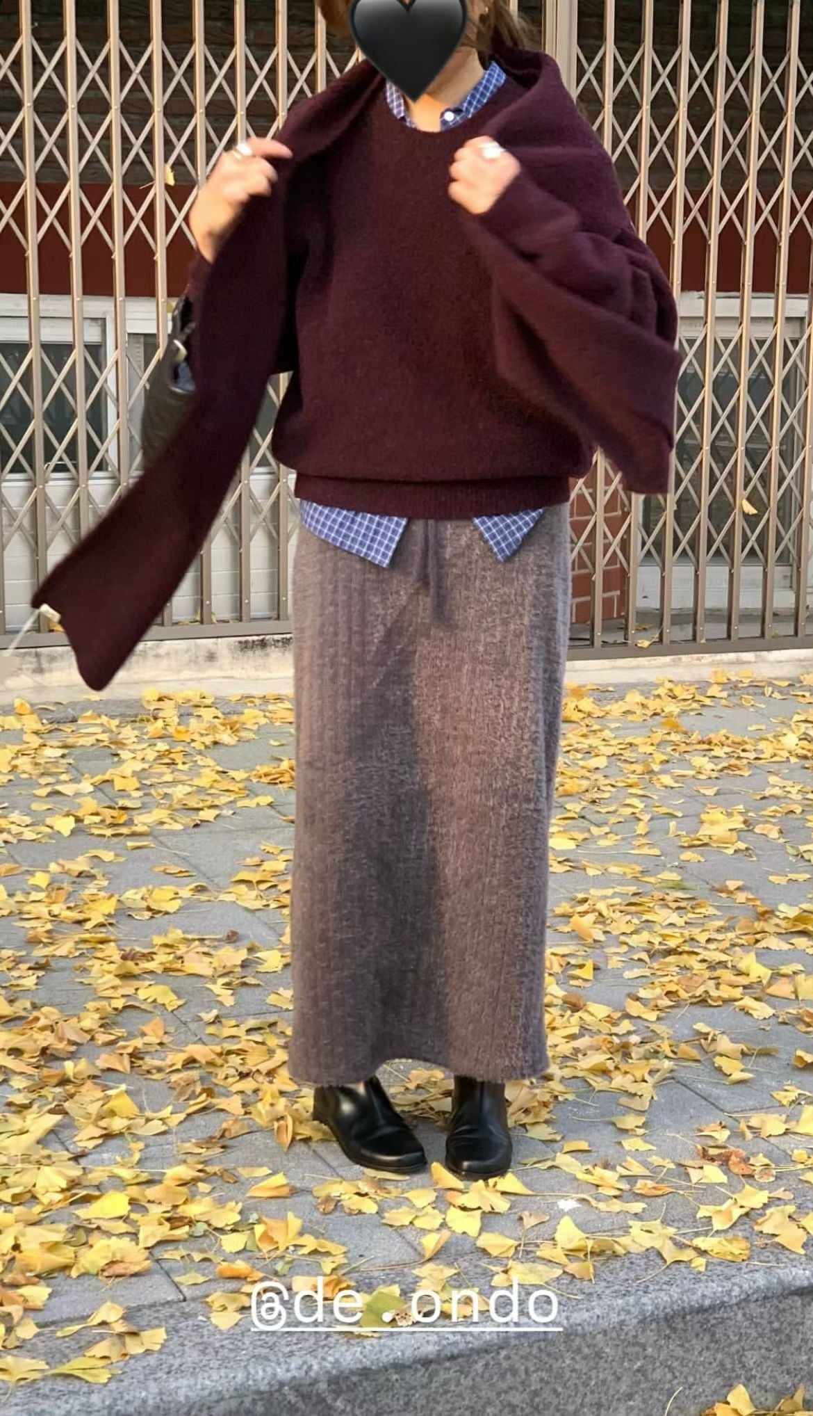 deondo newbe wool boucle round knit-4col