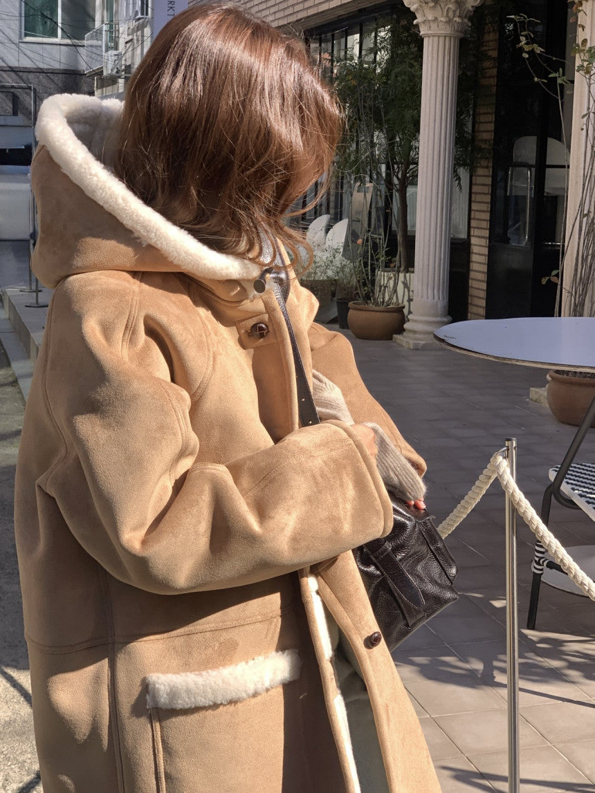 Fitz hoodie shearing half mustang