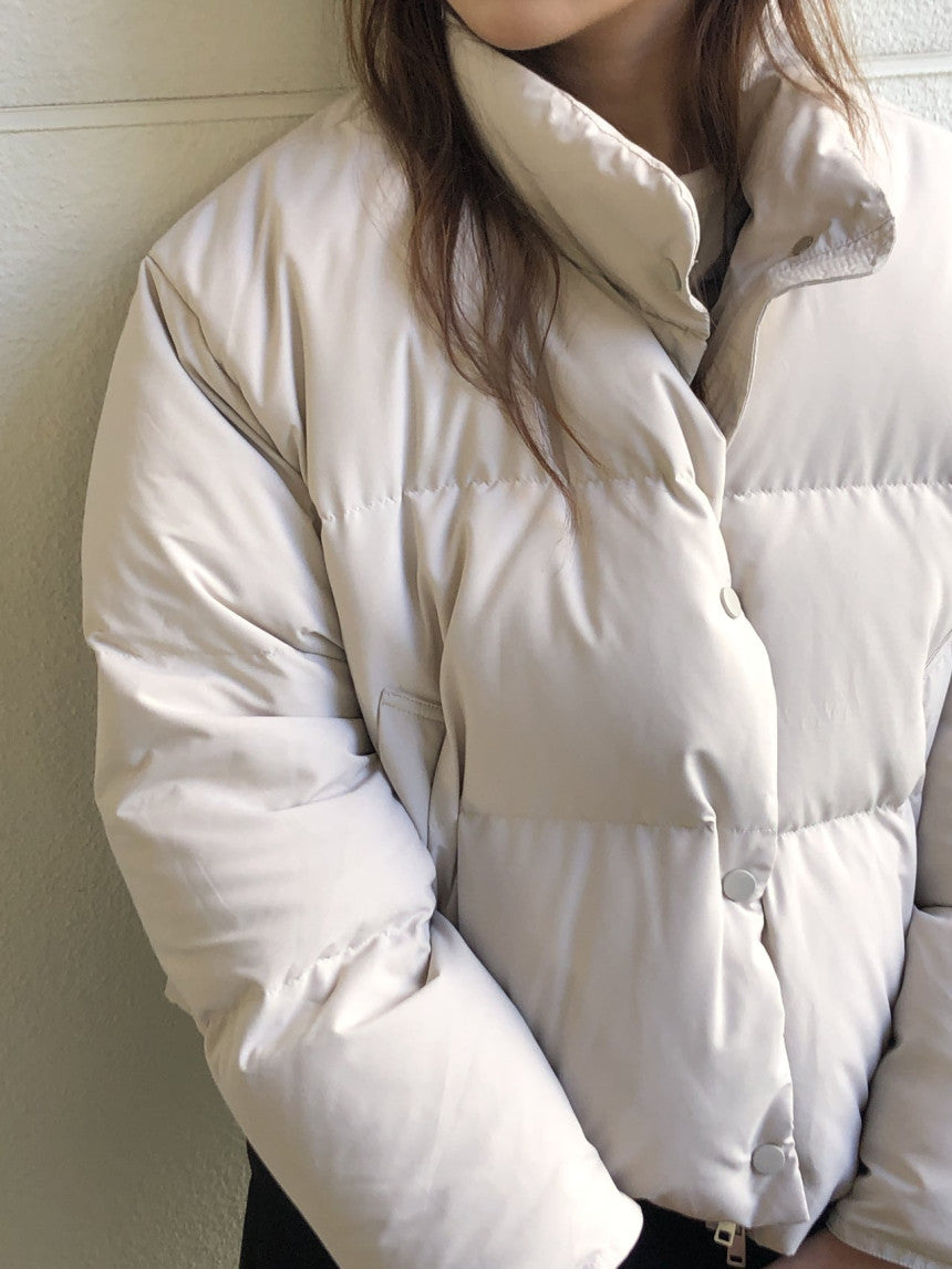 Basel duckdown short padding-3col