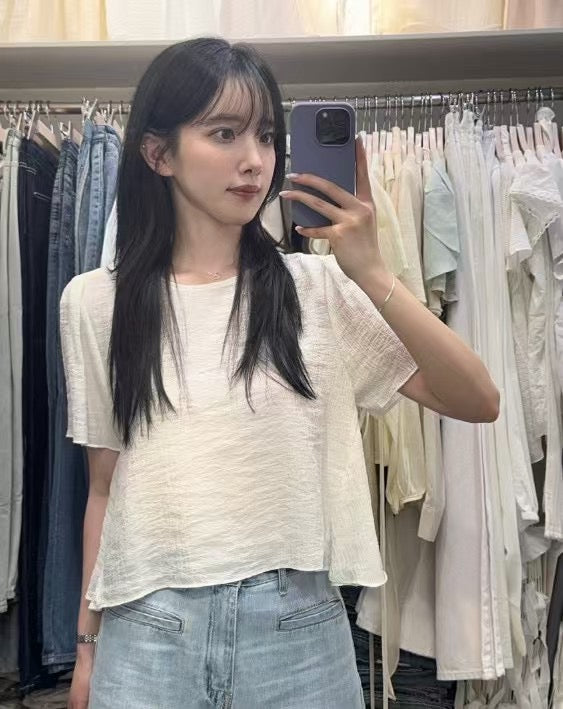 Mur half blouse-3col