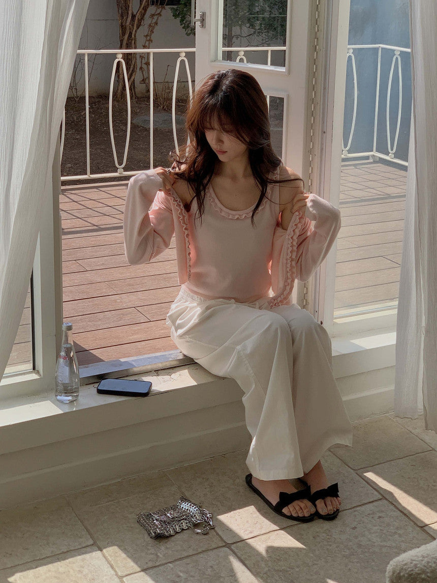 Boni sleeveless&cardigan-3col