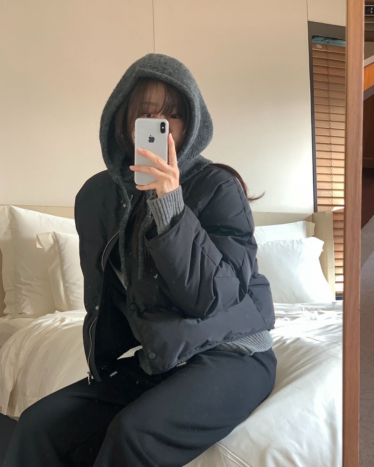 Carol goosedown short padding-2col