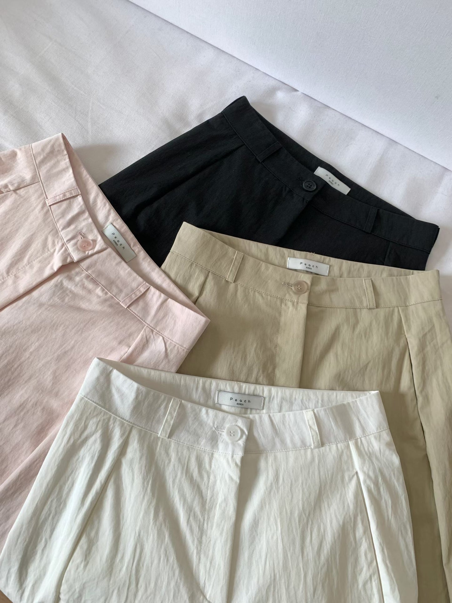Curve pants-4col/ショート丈あり