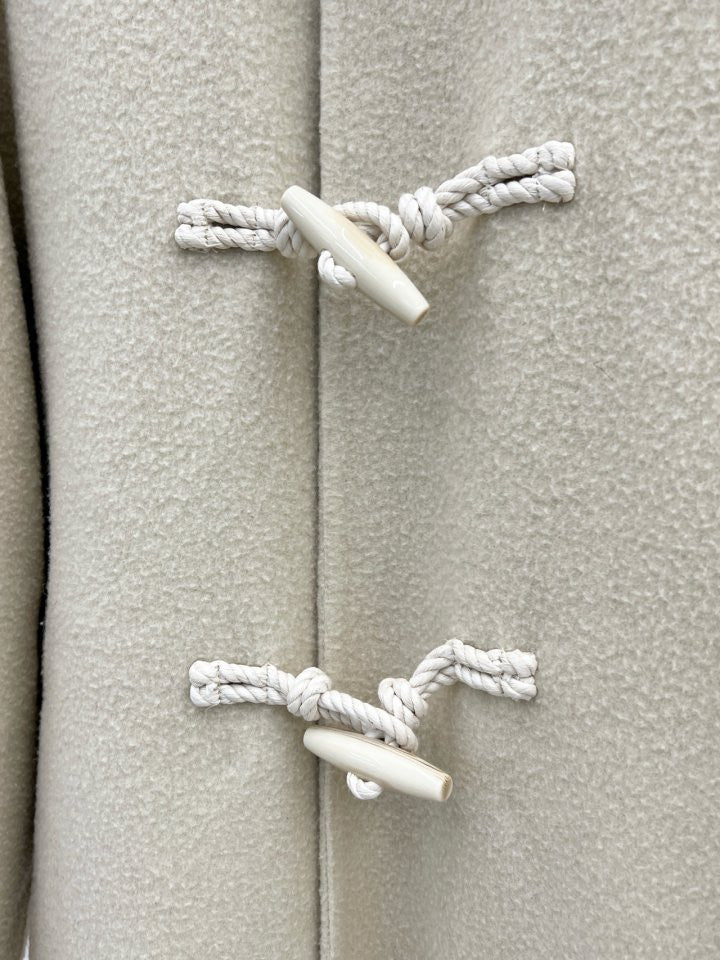 Barnet hood duffle handmade coat-2col