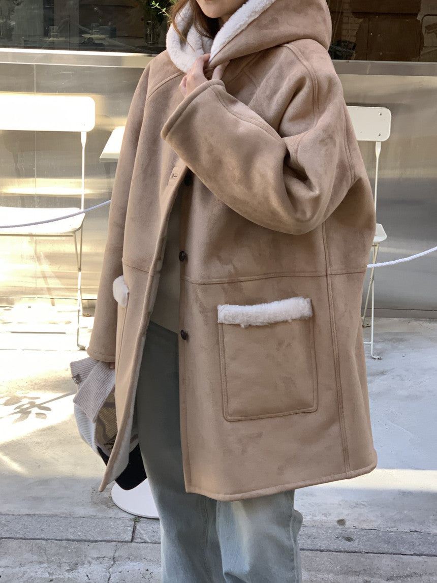 Fitz hoodie shearing half mustang