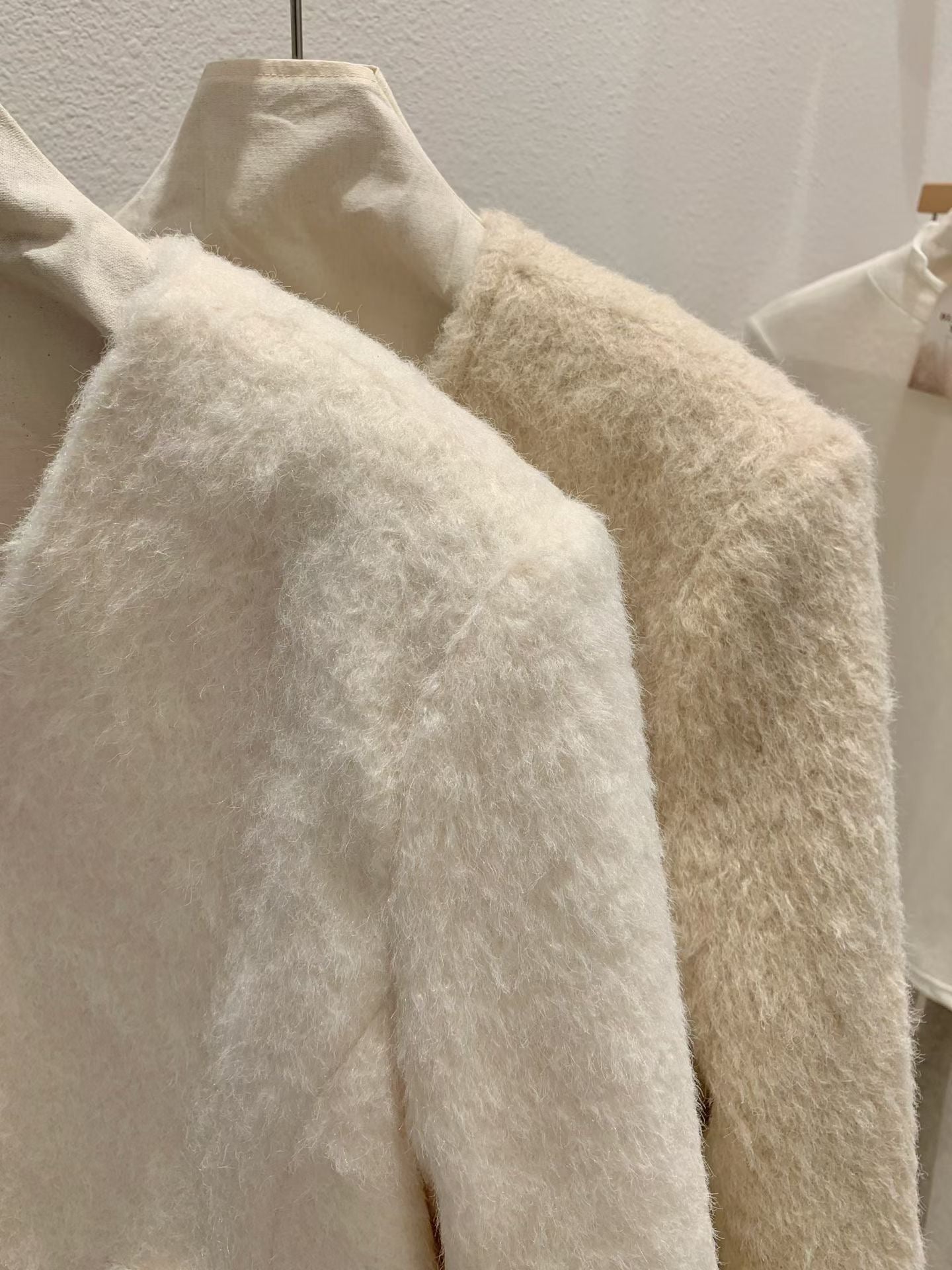 Rosy wool v neck jacket-2col