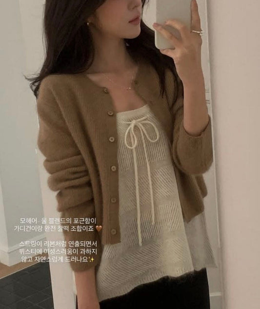 Koi knit bustier-3col