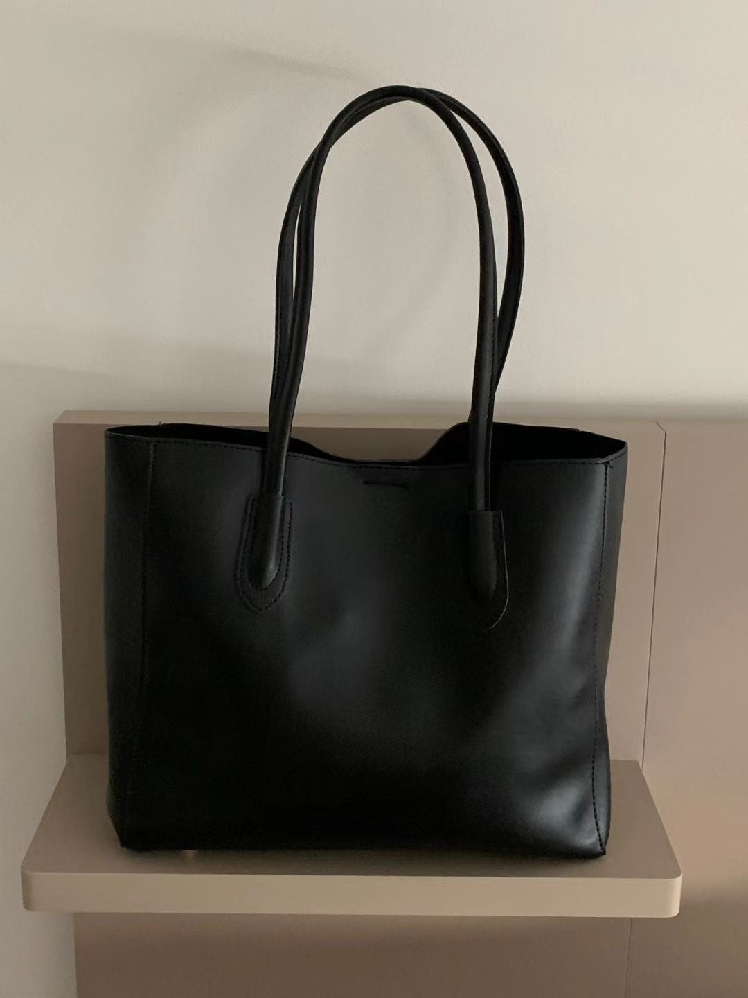 shoulder tote bag-2col