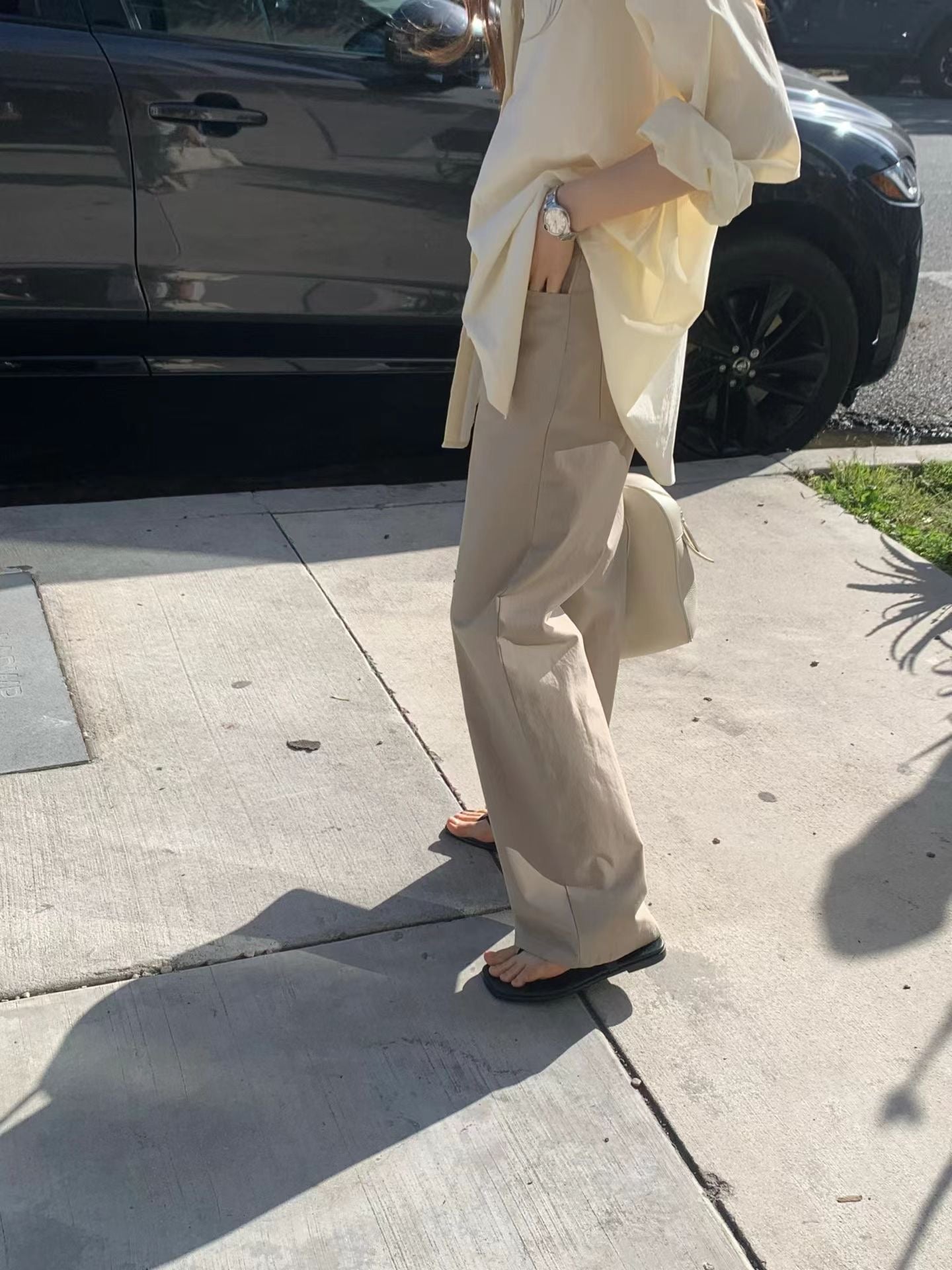 Ounce fond boxy shirt-col