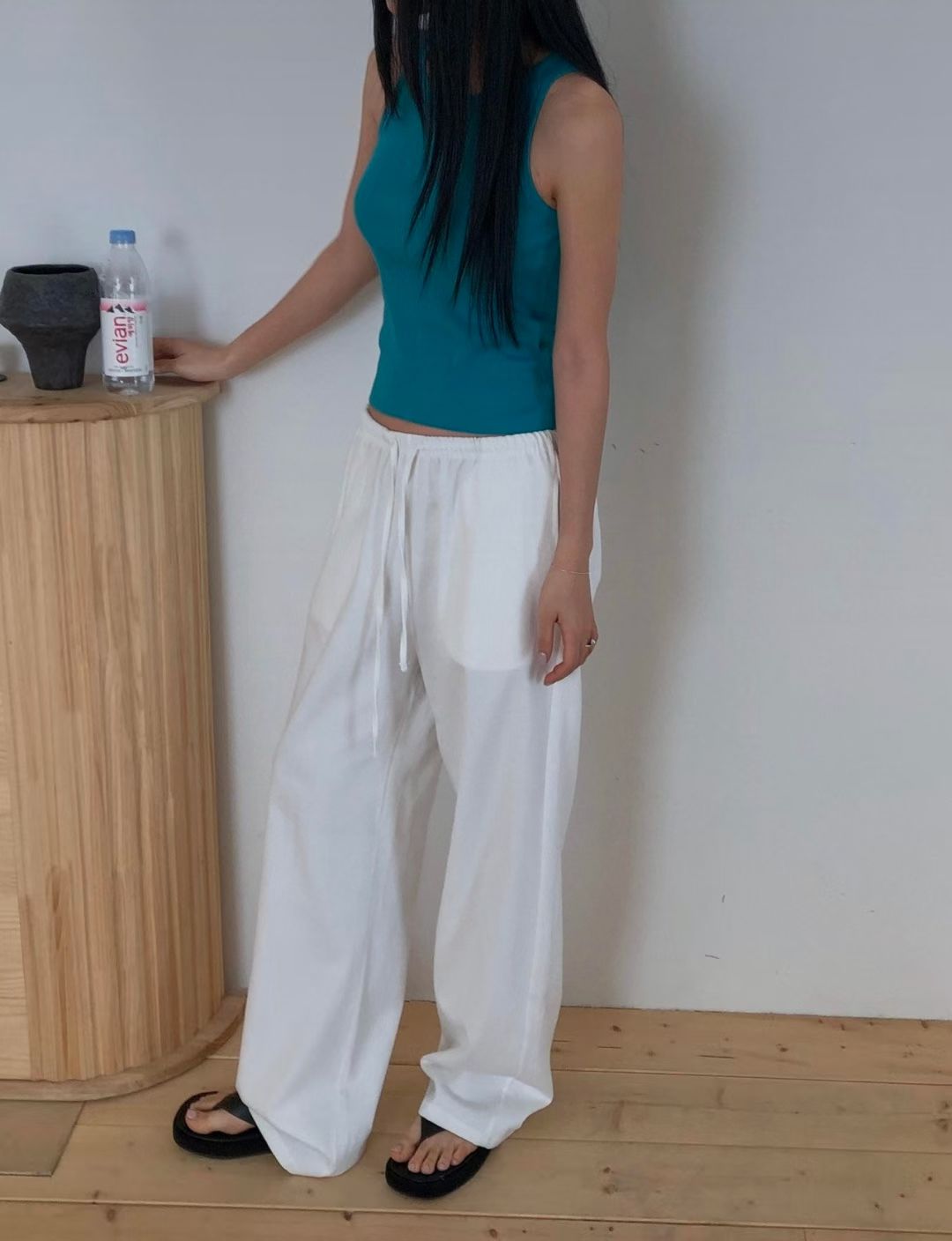 tori cotton pants-2col