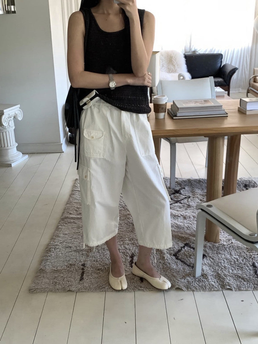 capri cargo pants-2col