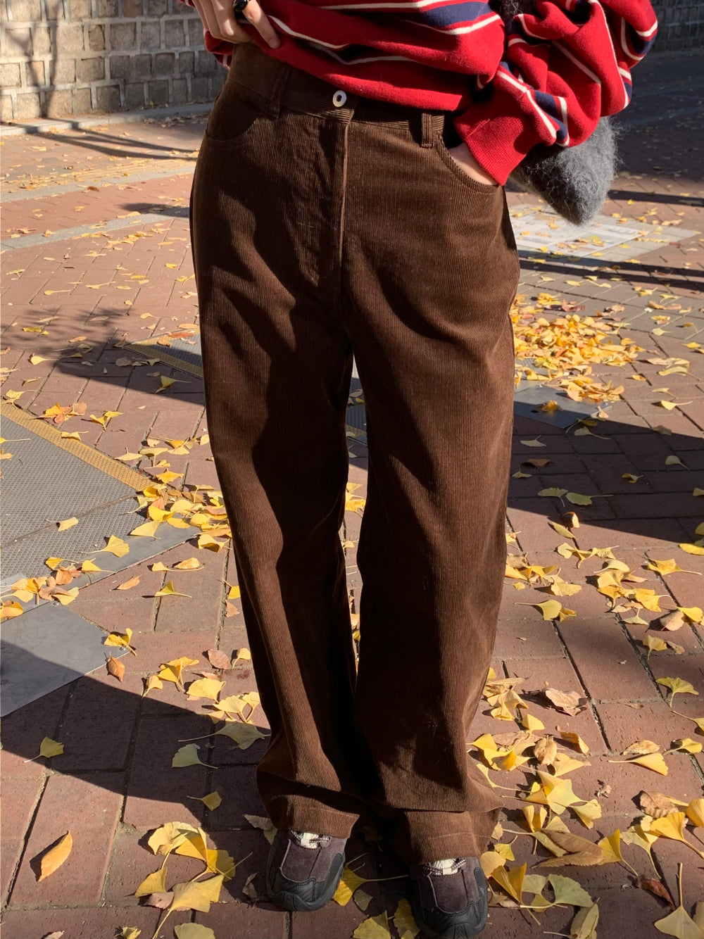 bit corduroy pants-3col