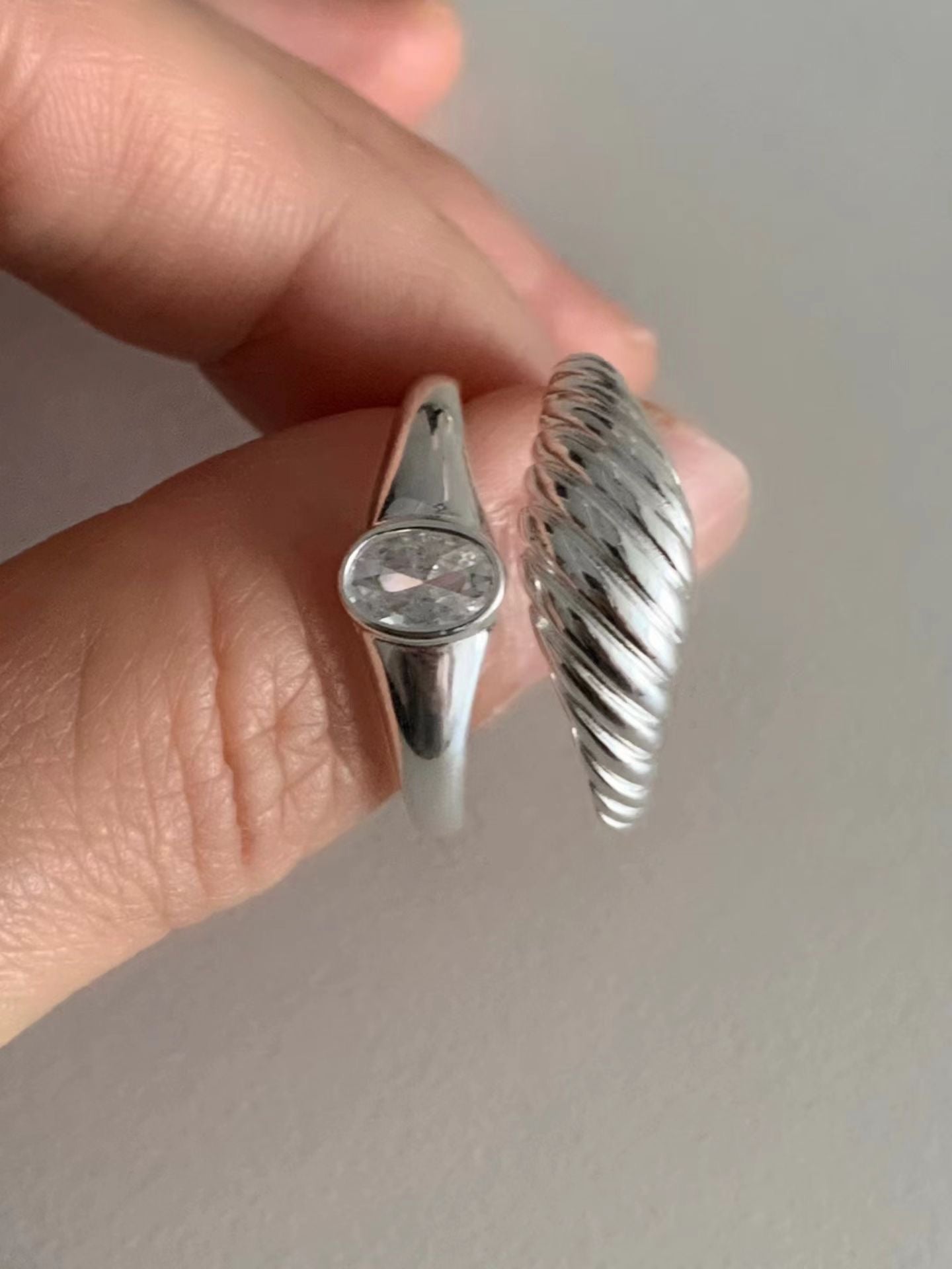 Classic Cubic Opening Ring