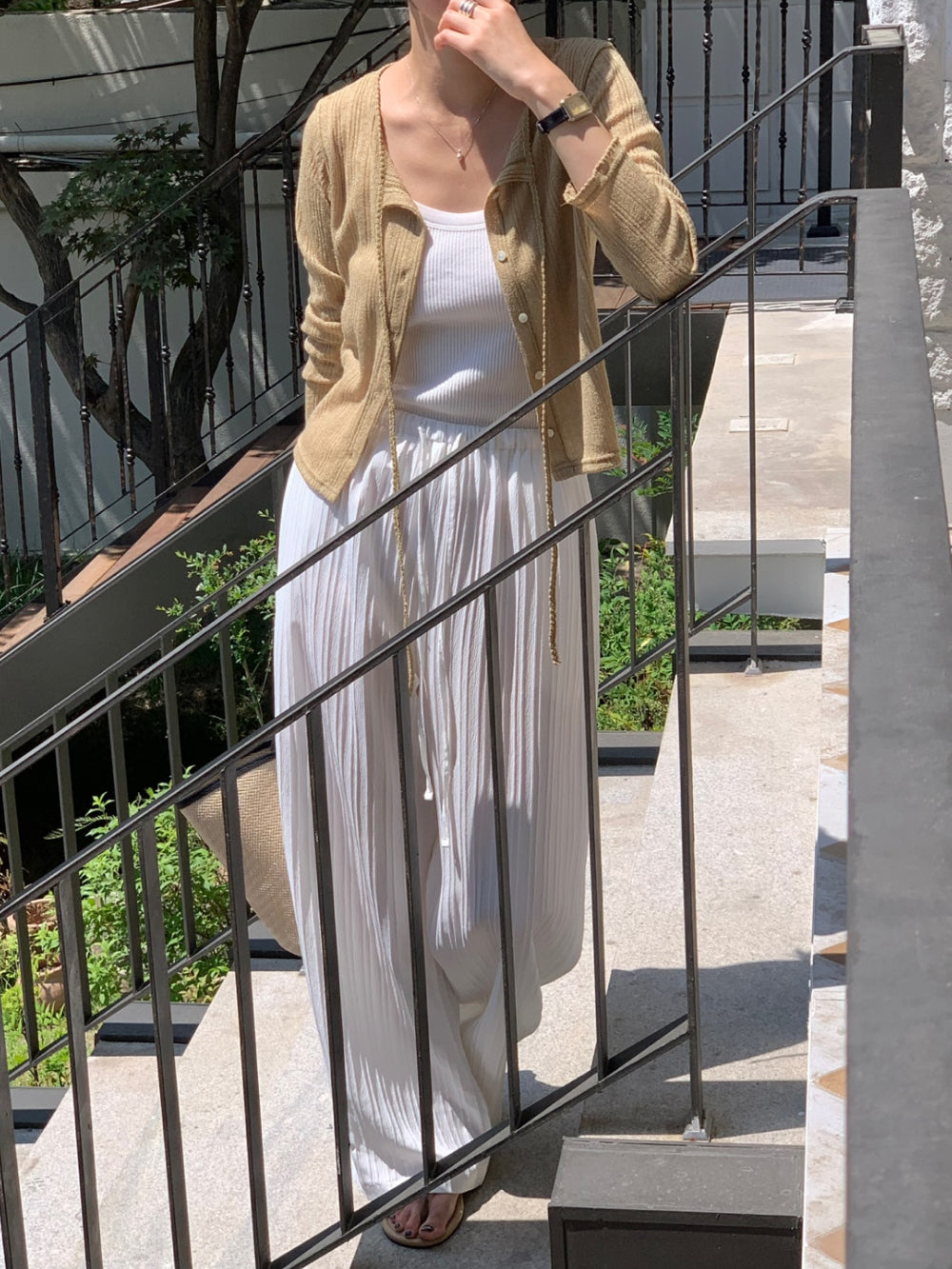 fuzzy cardigan-3col