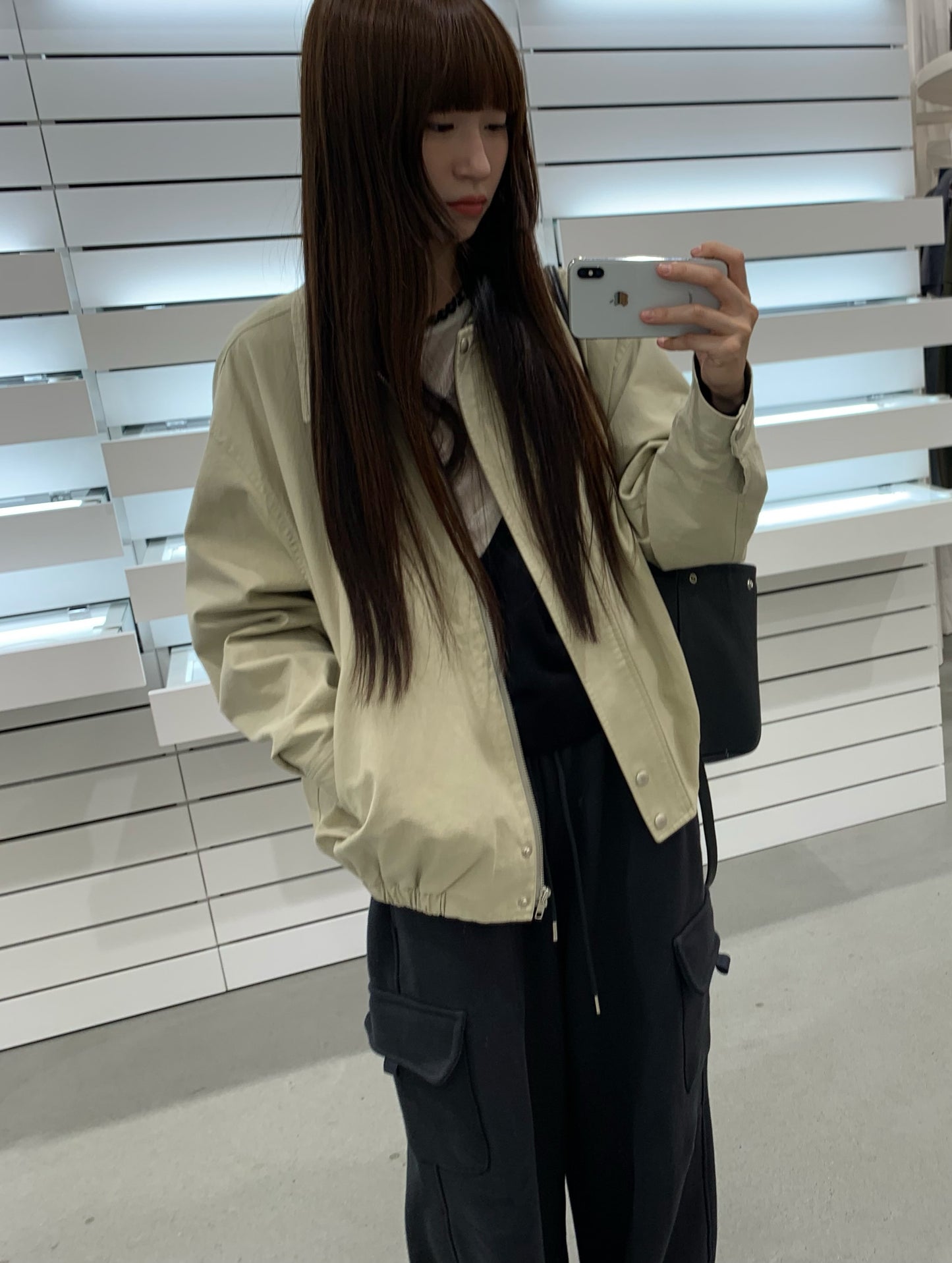obel jumper cotton blouson-2col