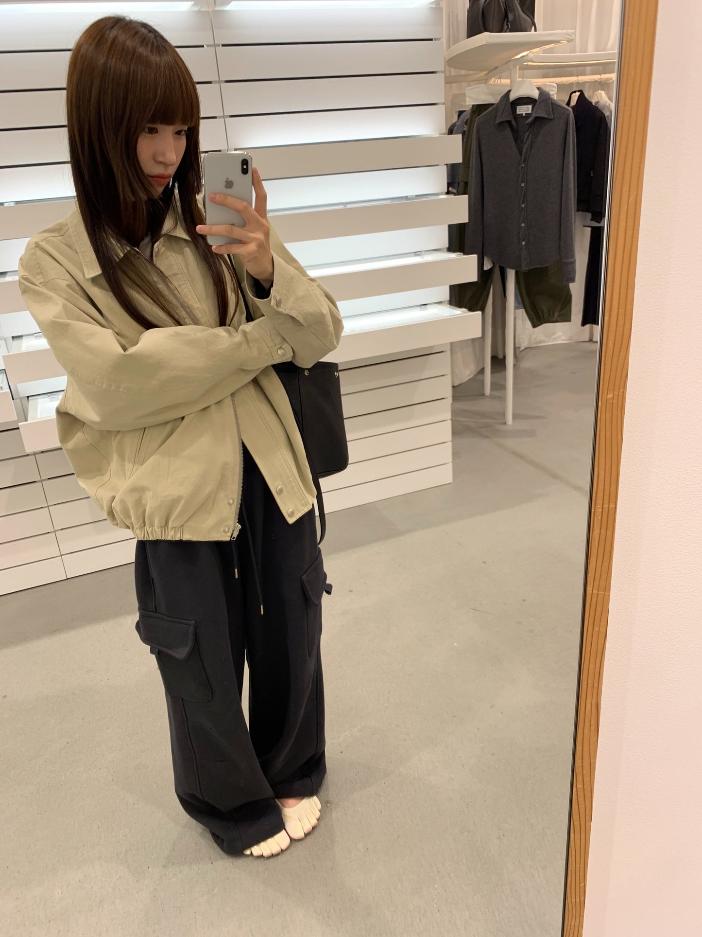 obel jumper cotton blouson-2col