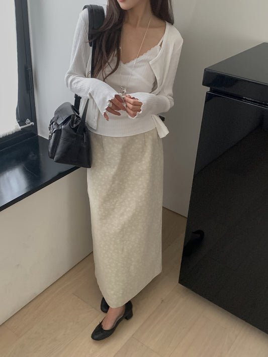pig cotton skirt-2col
