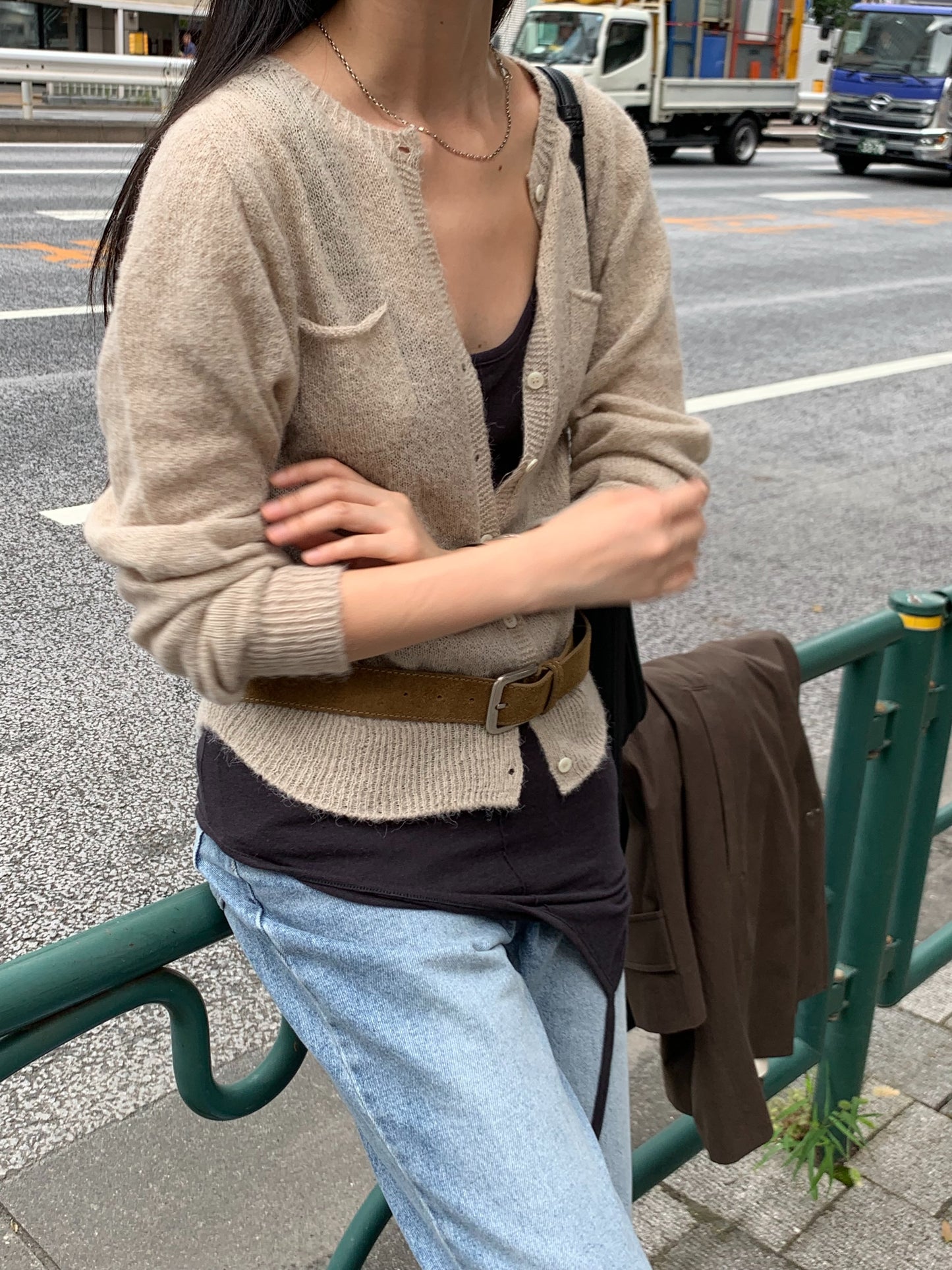 mulberry cardigan-4col
