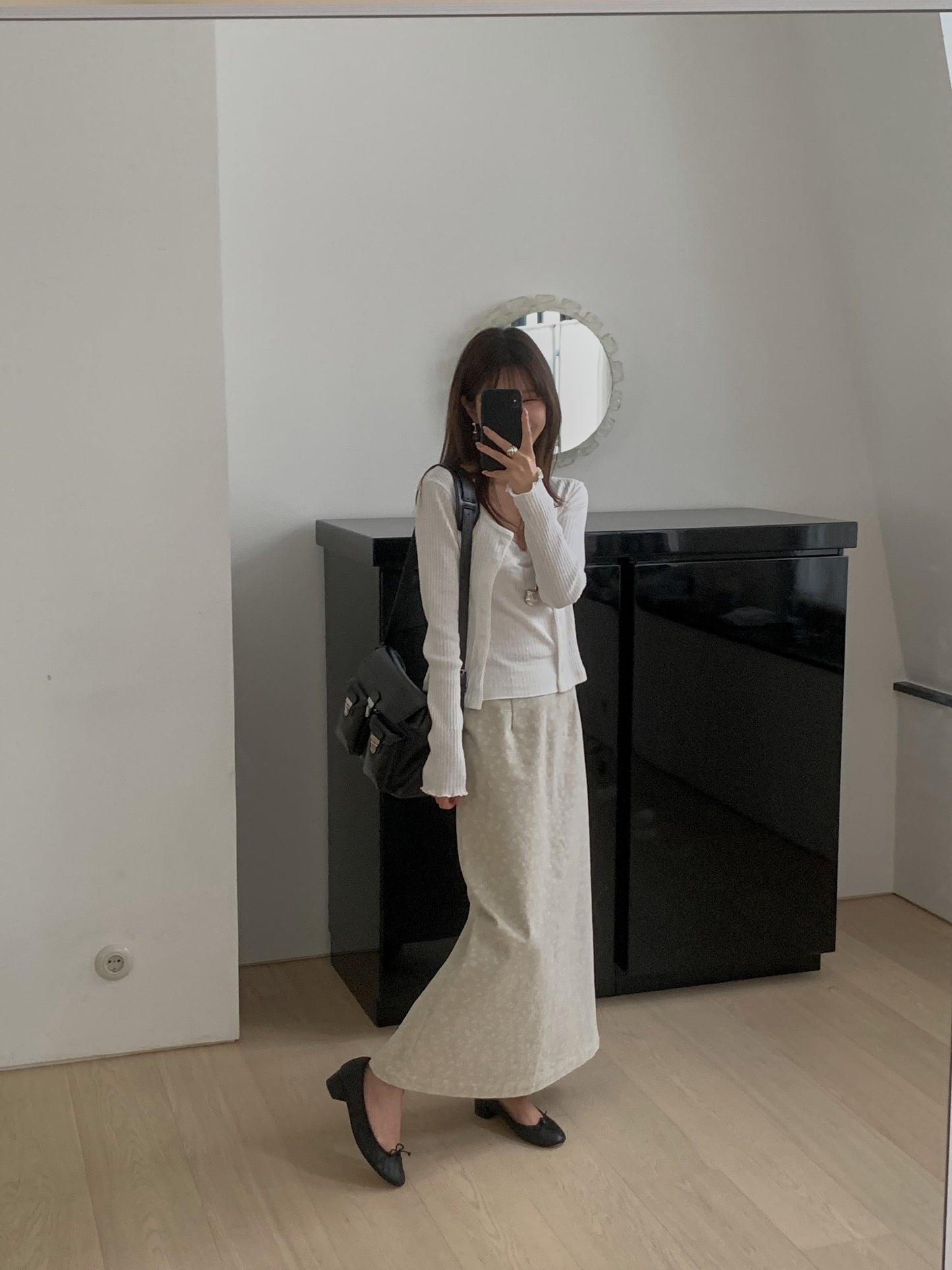 pig cotton skirt-2col