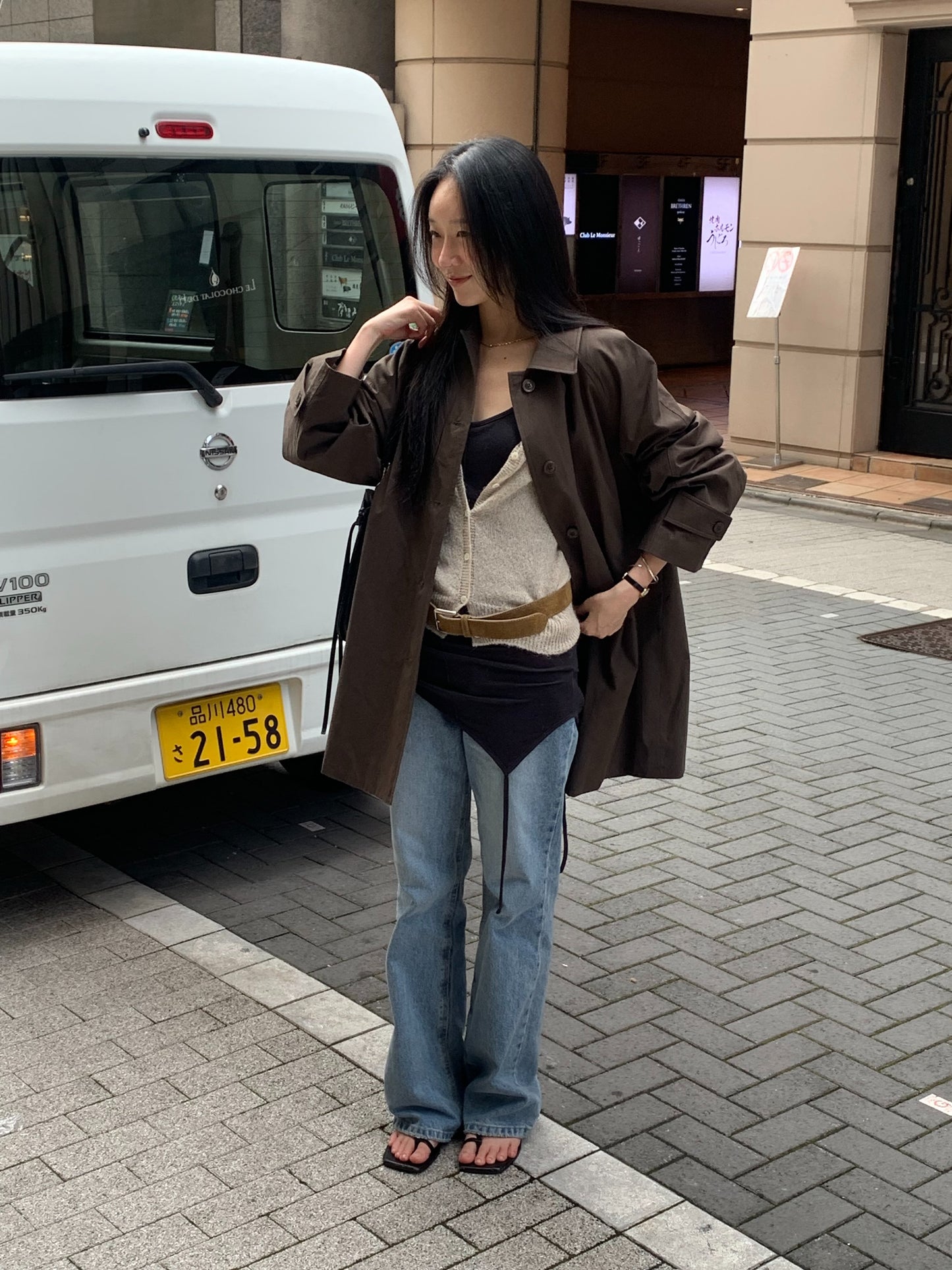 mulberry cardigan-4col