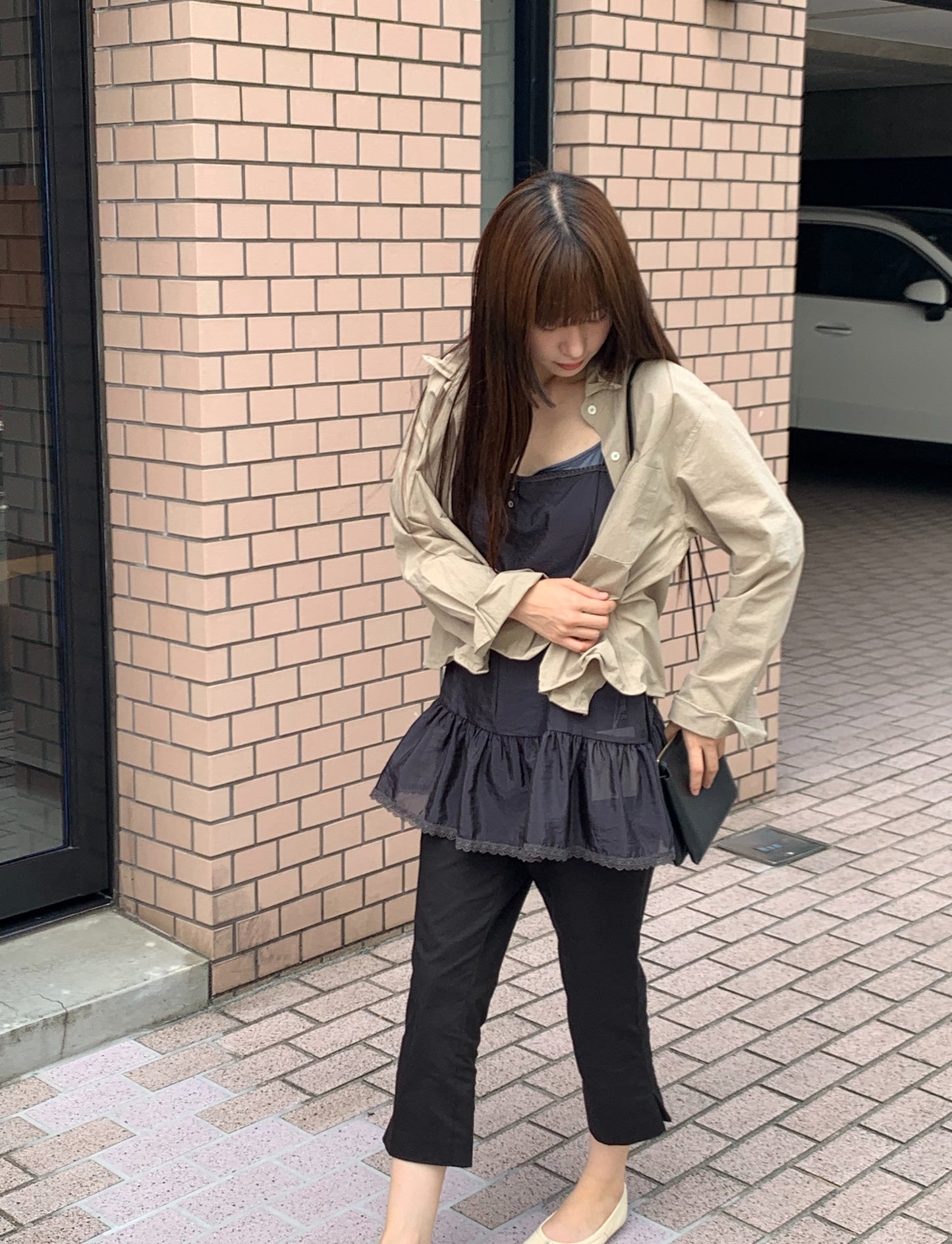 crease wire shirt-2col